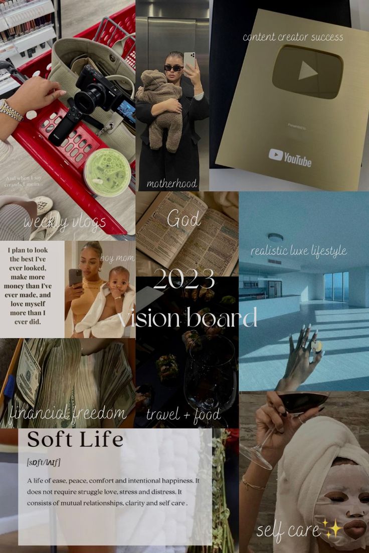 a collage of photos with text that reads,'sofi life'and images of people holding cell phones