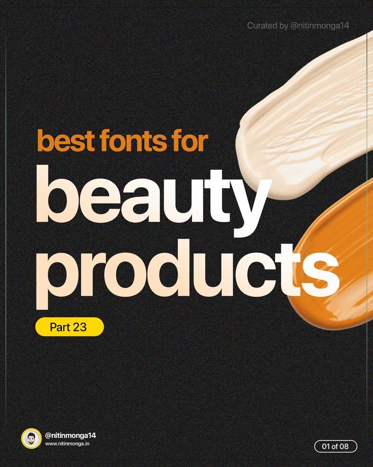 Looking for Cosmetic fonts? I have curated the best 6 free fonts for Beauty Products Packaging. Every font is free to download! and Free for Personal Use. With beautiful script type, professional sans serif font and more. Fonts that are most suitable for skincare brands with clean designs for clean skins. #ui #ux #uidesign #uxdesign #packagingdesign #beautyproducts Skincare Fonts, Fonts For Cosmetic Brands, Fonts For Skincare Brand, Best Serif Fonts Free, Free Font For Commercial Use, Skincare Branding Design, Skincare Brand Design, Free Sans Serif Fonts Canva, Products Packaging