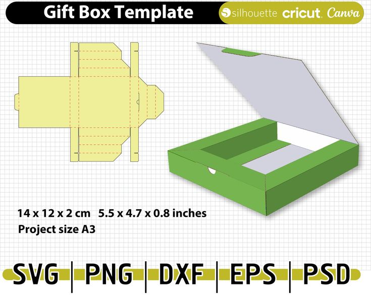 the box is cut out and ready to be used as an origami project