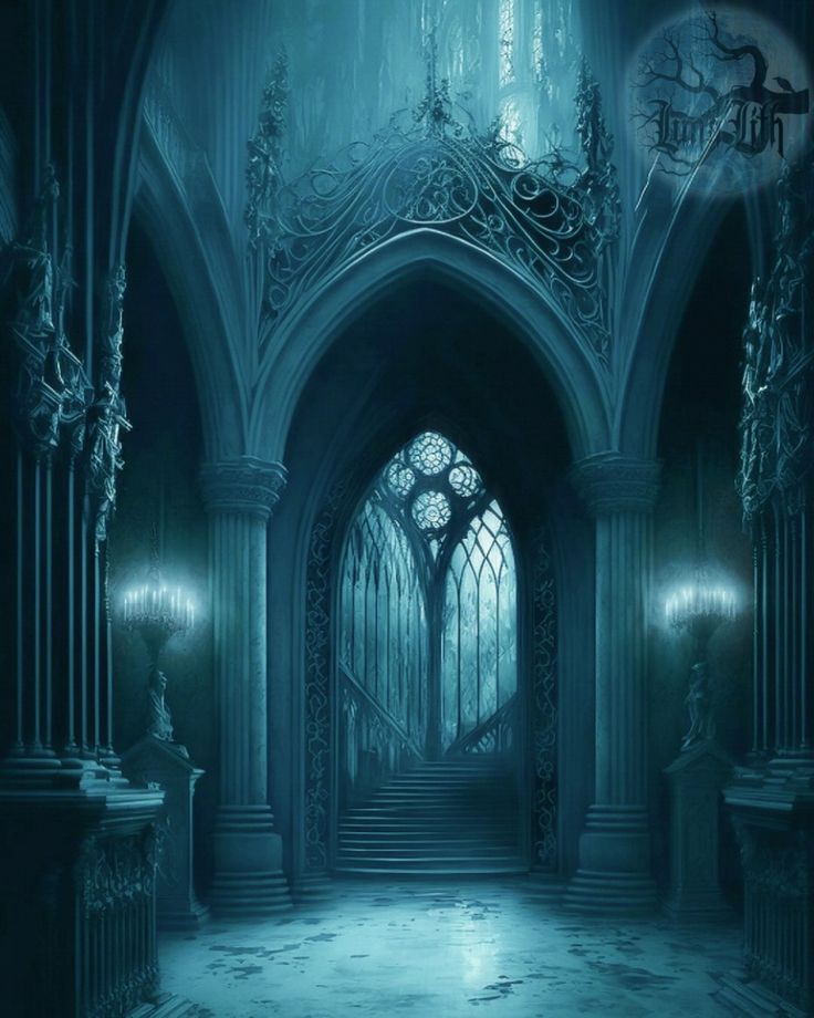 𝔏𝔲𝔫𝔞𝔏𝔦𝔱𝔥 𝔄𝔯𝔱 Villain Castle, Stream Overlay Ideas, Widgets And Wallpaper, Hospital Design Architecture, Overlay Ideas, Goth Houses, Haunted Castles, Fantasy Room, Spirit Photography