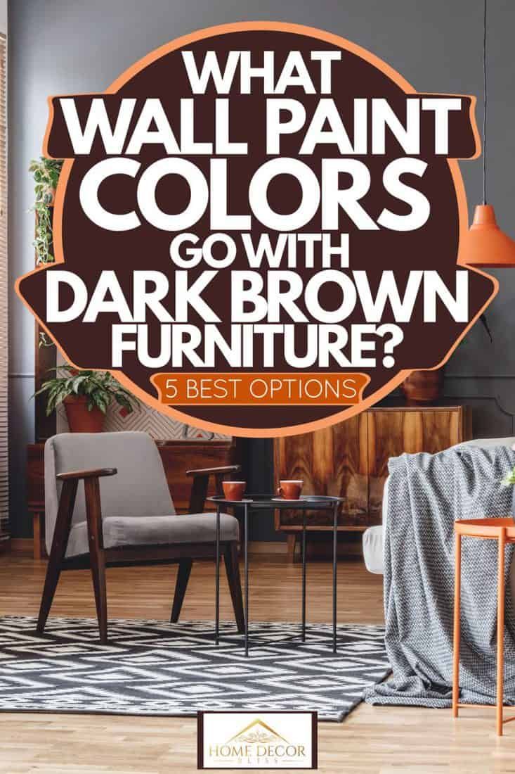 what wall paint colors go with dark brown furniture? 5 best options for living room