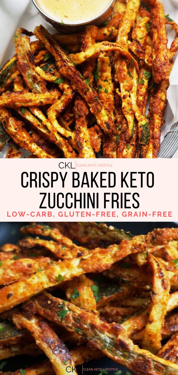 crispy baked keto zucchini fries with dipping sauce