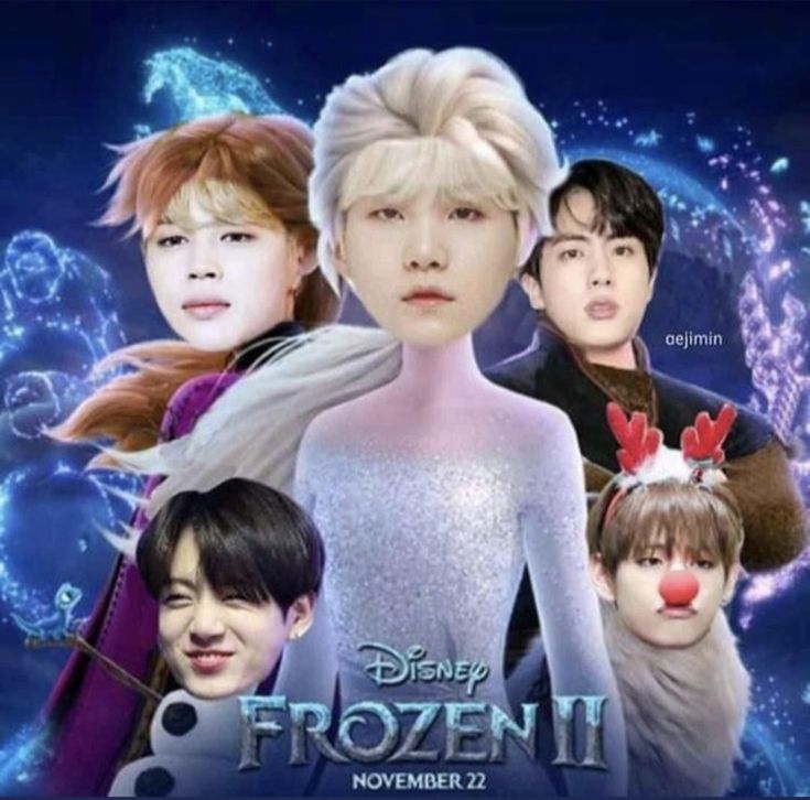 the poster for disney's frozen 2