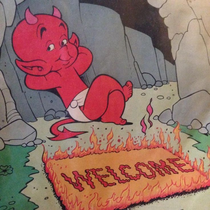 a cartoon character sitting in front of a cake with the word welcome written on it