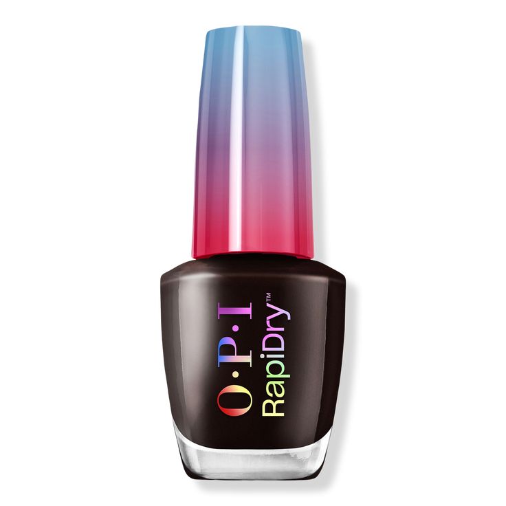 RapiDry Quick-Dry Lacquer - RD HI, SPEEED!FeaturesReady, set, stun. This dark brown crme nail polish dries down fast and stays smudge-free so you can move like lightning while keeping your mani grounded.BenefitsSmudge-proof nails in 60 seconds.2 coats delivers 5 days of wear.Dries quick and dries through thanks to built-in Drip Dry Drops and speedy solvents.Speedy Rush Brush is designed with 200 extra bristles and a wide fanning brush for faster product pickup, spreading, and drying.Vegan.*Cap and bottle made with recycled materials.*No animal-derived ingredients or by-products. - RapiDry Quick-Dry Lacquer Red Nail Polish, Drip Dry, 60 Seconds, Ulta Beauty, Beauty Nails, Red Nails, Recycled Materials, Quick Dry, Dark Brown