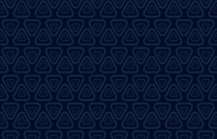 a dark blue background with triangles and lines in the middle, all on one side