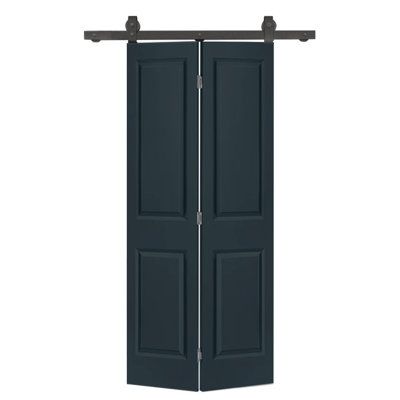 an open black door on a white background