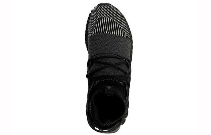 The Adidas Tubular Doom PK 'Core Black' is a stylish and modern take on a classic sneaker. The Primeknit upper in a two-tone geometric pattern is combined with a sock-like bootie that hugs the ankle for a comfortable and supportive fit. The iconic Three-Stripes are translated into a lateral cage and laced up in black. The forward-facing pull tab and counter add subtle branding to this already stand-out sneaker. The Tubular sole offers support and style in one package. Adidas Tubular Doom, Dunk Low Nike, Adidas Tubular, Classic Sneakers, Nike Dunk Low, Nike Dunks, Nike Air Jordan, All Black Sneakers, Bootie