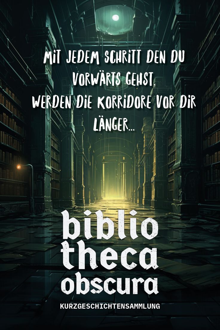 Das Pin zeigt eine verlassene, antike Bibliothek in der die Korridore mit jedem Schritt länger werden. In der Kurzgeschichtensammlung "Bibliotheca Obscura" gibt es gleich sechs spannende, mysteriöse Horror-Kurzgeschichten zu erleben! Post Mortem, Kindle Unlimited