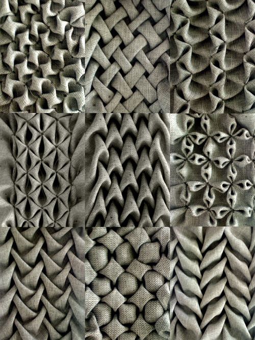 an image of some kind of fabric that looks like it is made out of concrete