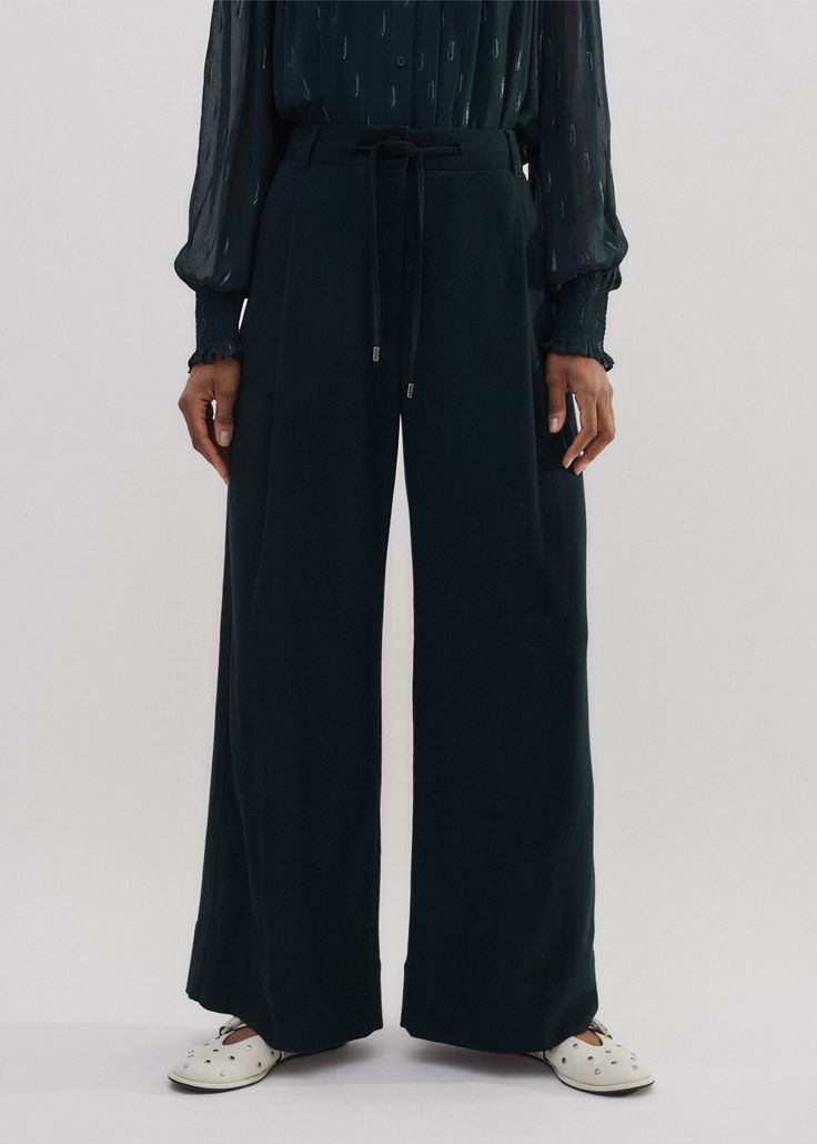 Short-Length Relaxed Man Pant | ME+EM Petite Height, Relax Pants, Velvet Pants, Green Shorts, Cropped Pants, Black Pants, Mens Pants, Pants For Women, Shop Now