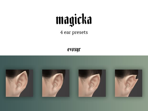 the four stages of an ear are shown