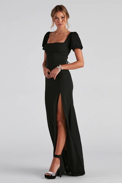 Formal Dresses & Gowns | Long to Short Formal Dresses | Windsor Floor Length Formal Dresses, Prom Dress Short Sleeves, Semi Formal Dresses Maxi, Black Tie Wedding Guest Dress Plus Size Long Sleeve, Black Formal Outfits Women Dresses, Prom Dresses Puff Sleeves, Denali Formal Puff Sleeve Long Dress, Black Short Sleeve Bridesmaid Dress, Black Winter Formal Dresses Long Sleeve