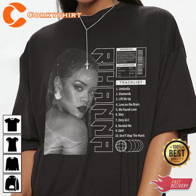 Rihanna Tour, Rihanna Song, Sportswear Outfits, We Found Love, Shirt Logo Design, Graphic Tee Shirt, Tour Shirt, Tour T Shirts, Graphic Tee Shirts