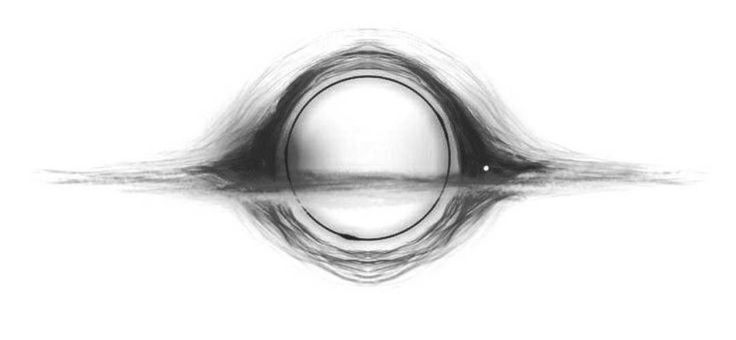 an object is shown in black and white, with the reflection of it's light