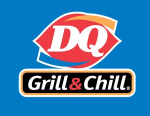 the logo for a restaurant called do grill and chill