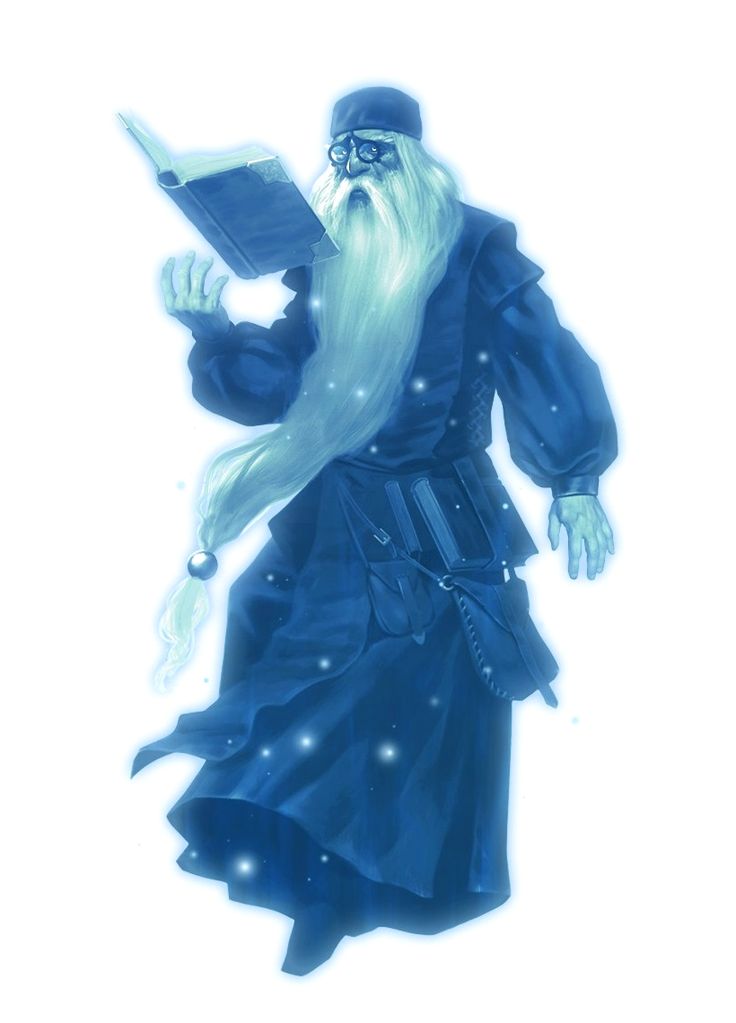 an image of a wizard holding a book