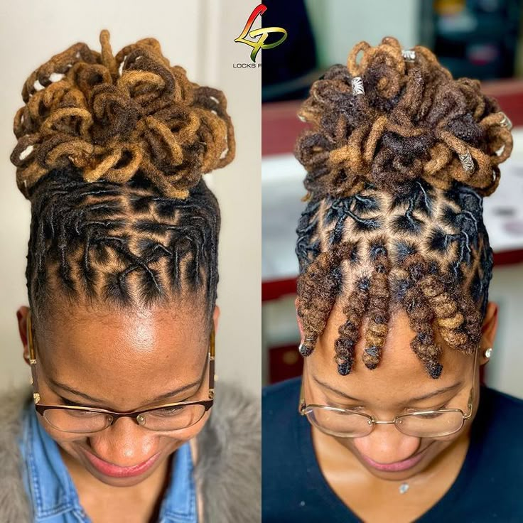 Dreadlocks Petal Styles, Hairstyle For Locks, How To Style Locks Hairstyles, Loc Style Updo, How To Style Dreadlocks For Women, Lock Hairstyles Locs Dreadlocks, Locs Styling Ideas, Dread Lock Styles, Hair Locks Hairstyles