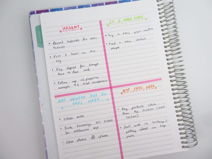 a spiral notebook with colorful writing on the cover and lined paper attached to each page