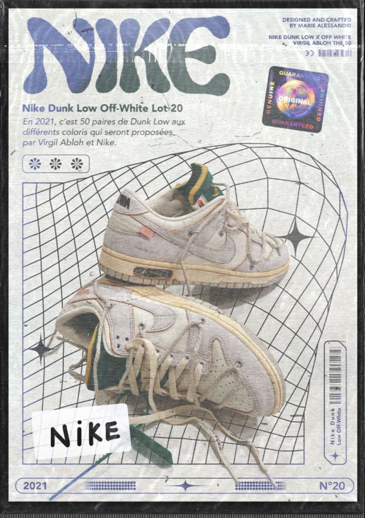 an advertisement for nike's new sneaker