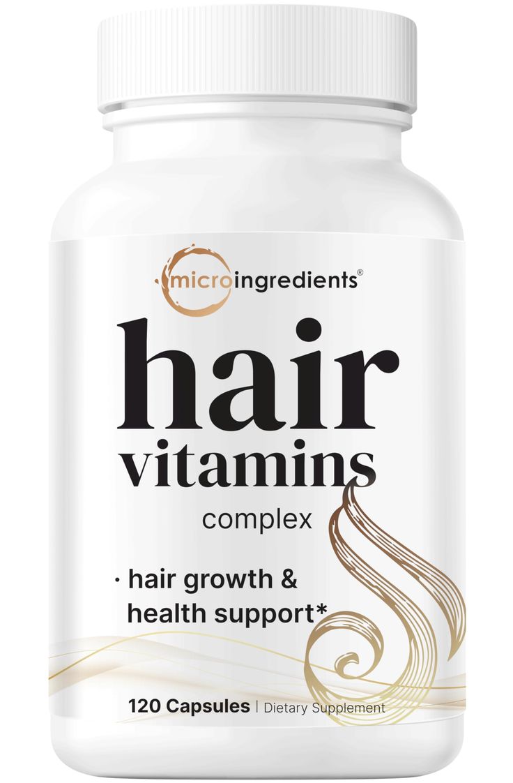 PRICES MAY VARY. Micro Ingredients offers 120 extra-strength capsules of a 14-in-1 hair vitamins complex, enjoy essential women and men hair nourishing nutrients that include vitamins, minerals, and antioxidants. Each 2-capsule serving size provides 1,000mcg vitamin A, 100mg vitamin C, 20mcg vitamin D, 400mcg folate, 5mcg vitamin B12, 5,000mcg biotin, 10mg iron, 10mg zinc, 500mg saw palmetto, 500mg ashwagandha, 50mg bamboo extract, 50mg hydrolyzed collagen peptides, and 50mg hydrolyzed keratin. Hair Vitamins Growth, Hair Growth Vitamins, Saw Palmetto, Bamboo Extract, Vitamins For Hair Growth, Maintaining Healthy Hair, Thicker Hair, Men Hair, Hair Vitamins