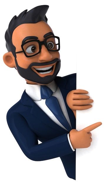 Photo fun 3d cartoon illustration of an ... | Premium Photo #Freepik #photo #3d-man #business-executive #executive #business-cartoon Man Image Photo, Happy Man Illustration, Business Man Anime, Man Cartoon Characters, Business Man Illustration, Business Man Cartoon, Man Animation, Business Wallpaper, Student Images