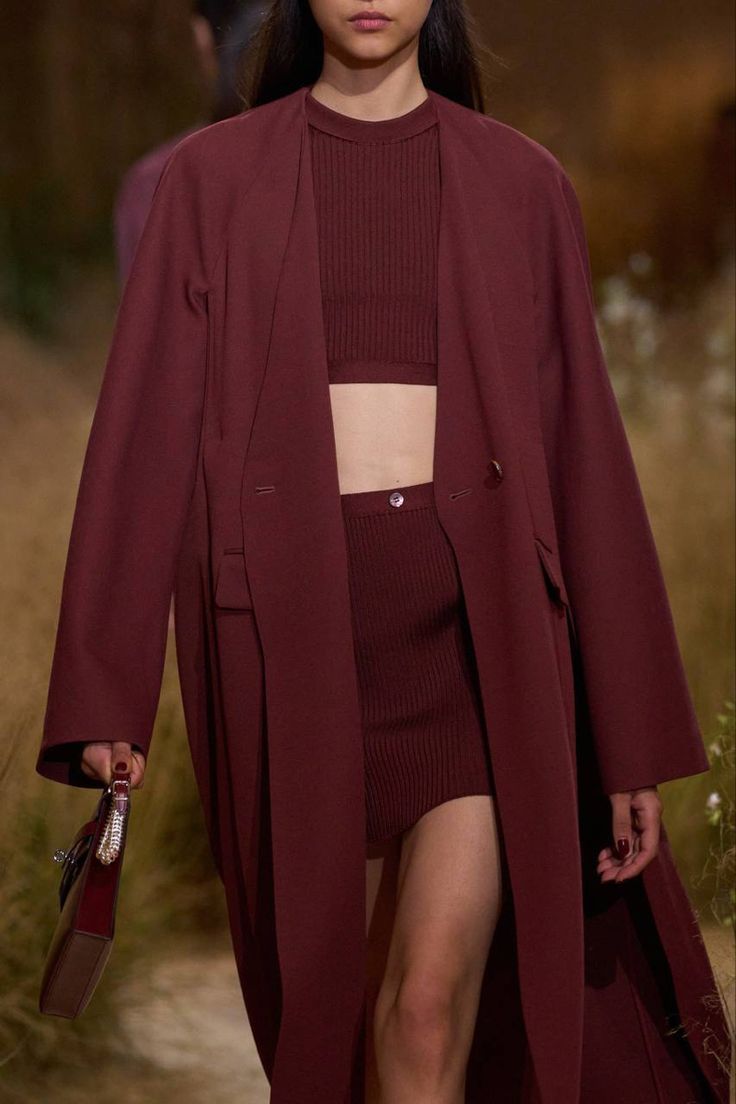 burgundy cherry red Fashion Trend Board, Fall Chic, Cherry Cola, Fashion 2024, Trends 2024, Fashion Gallery, Urban Chic, Colourful Outfits, Spring 2024