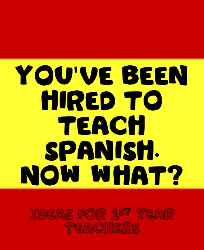 a spanish flag with the words you've been fired to teach spanish now what?