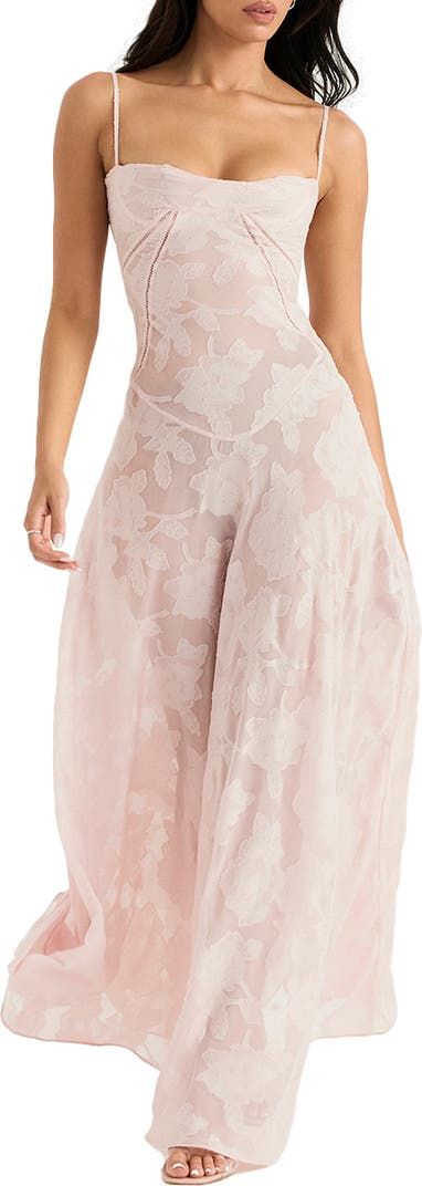 HOUSE OF CB Seren Blush Sheer Lace-Up Back Gown | Nordstrom Outfit Ideas August, Prom 23, Beach Holiday Dresses, Backless Dress Summer, Vestidos Color Rosa, Prom Dress Inspo, Prom 2023, Dream Prom, Prom 2024