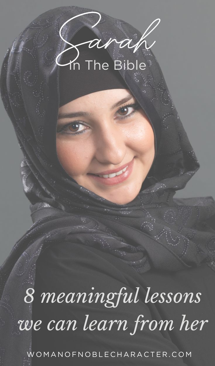 a woman wearing a headscarf and smiling with the words, sandh in the bible