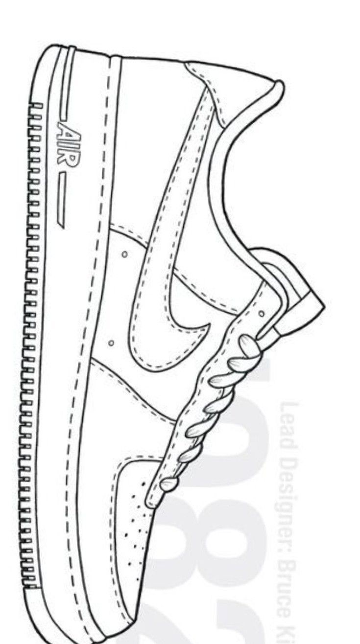 a drawing of a pair of shoes with zippers on each side and the sole