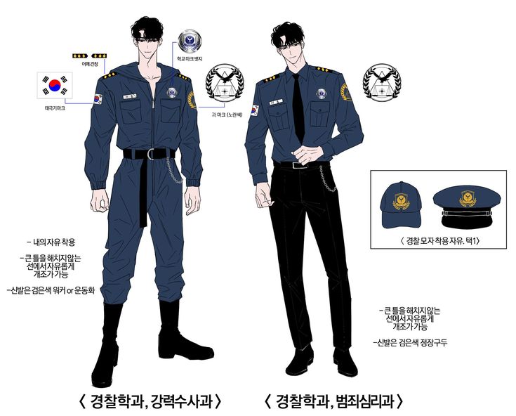 a paper model of a police officer in his uniform, with instructions for how to wear it