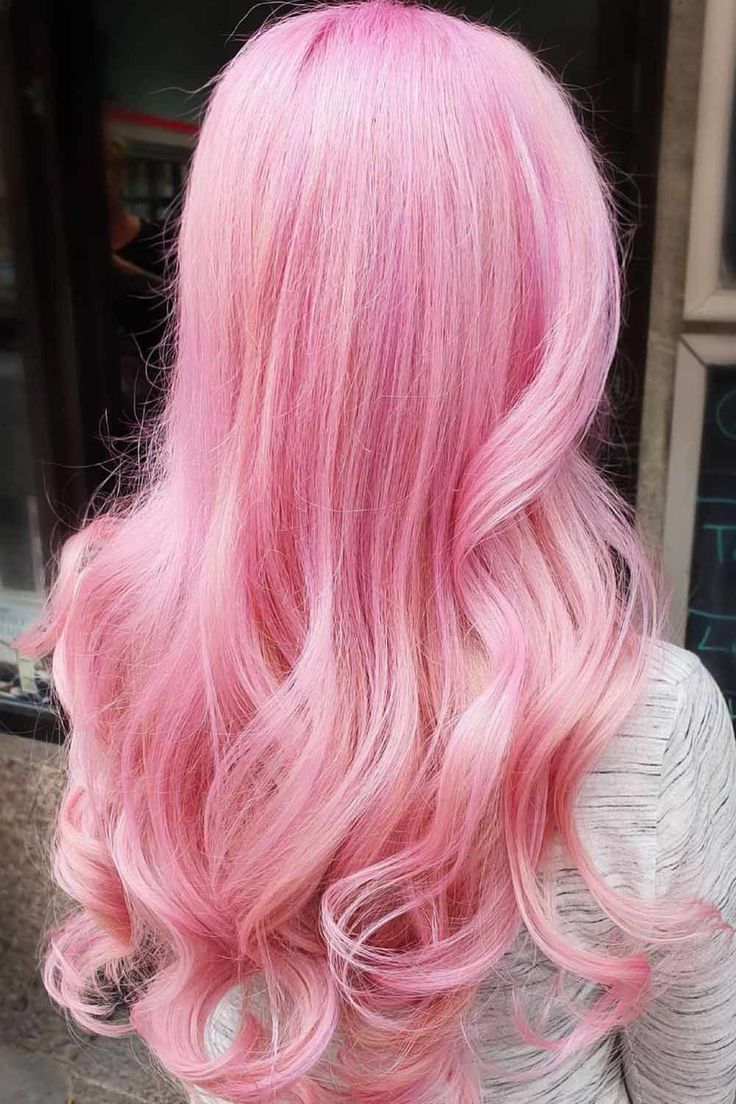 Cotton Candy Colored Hair, Candy Pink Hair Color, Bubblegum Hair Color, Bubble Gum Pink Hair Color, Cotton Candy Hair Pink, Cotton Pink Hair, Bubblegum Pink Hair Cotton Candy, Light Pink Hair Color Ideas, Cotton Candy Blue Hair