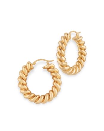 Bloomingdale's Fine Collection Medium Spiral Twist Hoop Earrings in 14K Yellow Gold Jewelry Design Ideas, Fine Jewelry Design, Twist Hoop Earrings, Yellow Gold Jewelry, Fine Jewelry Designers, Girly Jewelry, Gold Hoop, Beauty Accessories, Gold Hoop Earrings