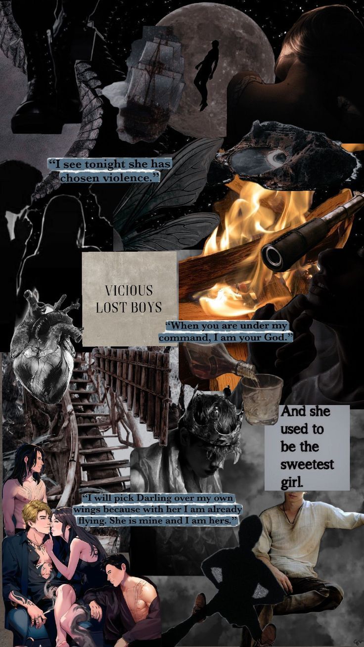 the collage has many different pictures and words on it, including an image of two people