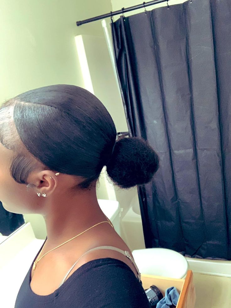 Natural Hairstyles For Short Hair Black, Slick Back Bun Natural Hair Short 4c, Silk Press Short Hair 4c, Slick Back Bun 4c Hair, Slick Hairstyles Natural Hair Short, 4c Hair Slick Back, V Part Slick Back Ponytail Natural Hair, 4c Slick Back Ponytail, Natural Slick Back Ponytail