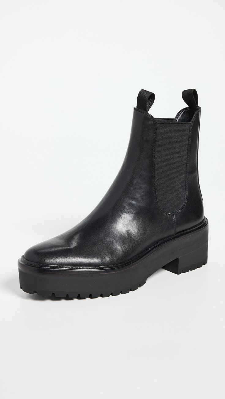 Fast Free Shipping & Free Returns on Loeffler Randall Reggie Rubber Sole Chelsea Boots at Shopbop. Shop new arrivals from Loeffler Randall at Shopbop.com Loeffler Randall Shoes, Black Platform Boots, Mid Boots, Black Chelsea Boots, Loeffler Randall, Leather Chelsea Boots, Perfect Shoes, Lug Sole, Platform Boots