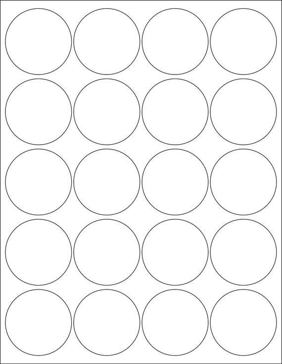 Printable Circle Stickers