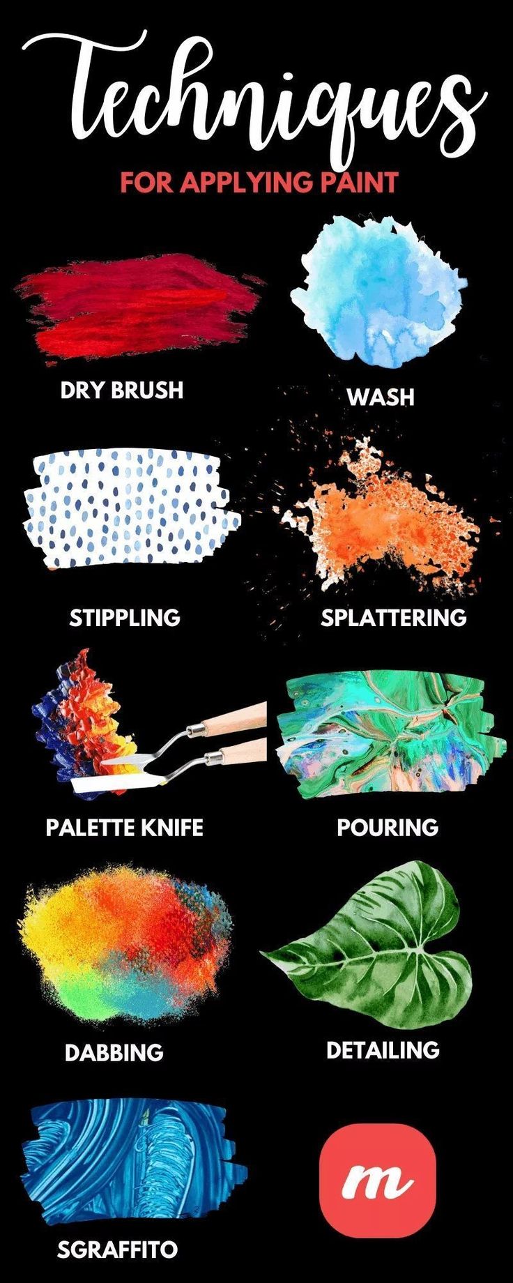 an image of techniques for applying paint