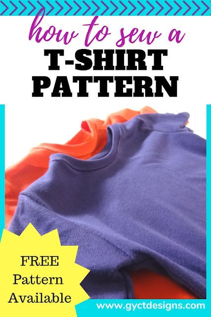 an image of how to sew a t - shirt pattern with text overlay