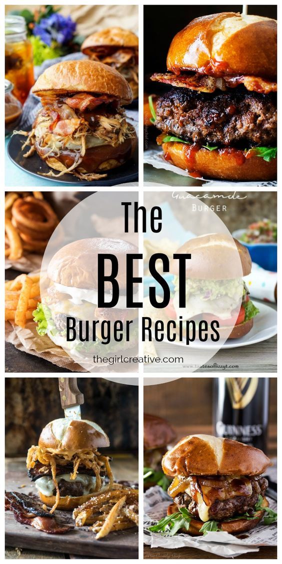 the best burger recipes for any type of meal