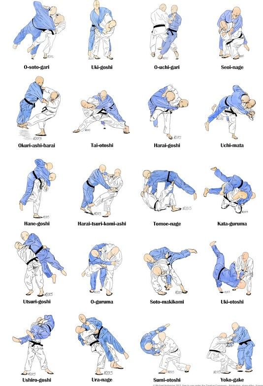 an image of some people doing different things in the same position, including karate and bjjj