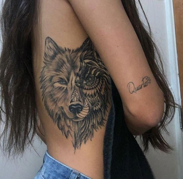 2023s Most Beautiful Wolf Tattoos For Women Are They Too Lifelike   tattoogendacom