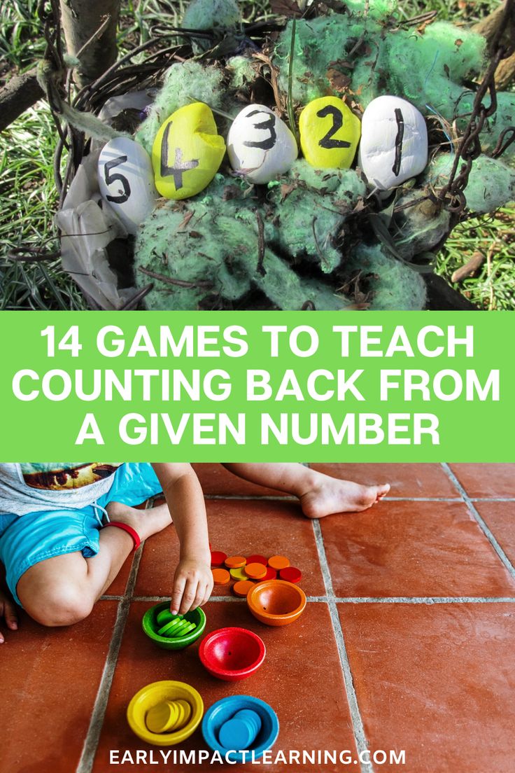 a child playing with numbers on the ground and in front of them is an image of a