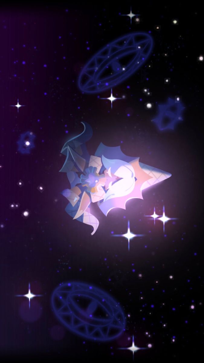 an animated space scene with stars in the background