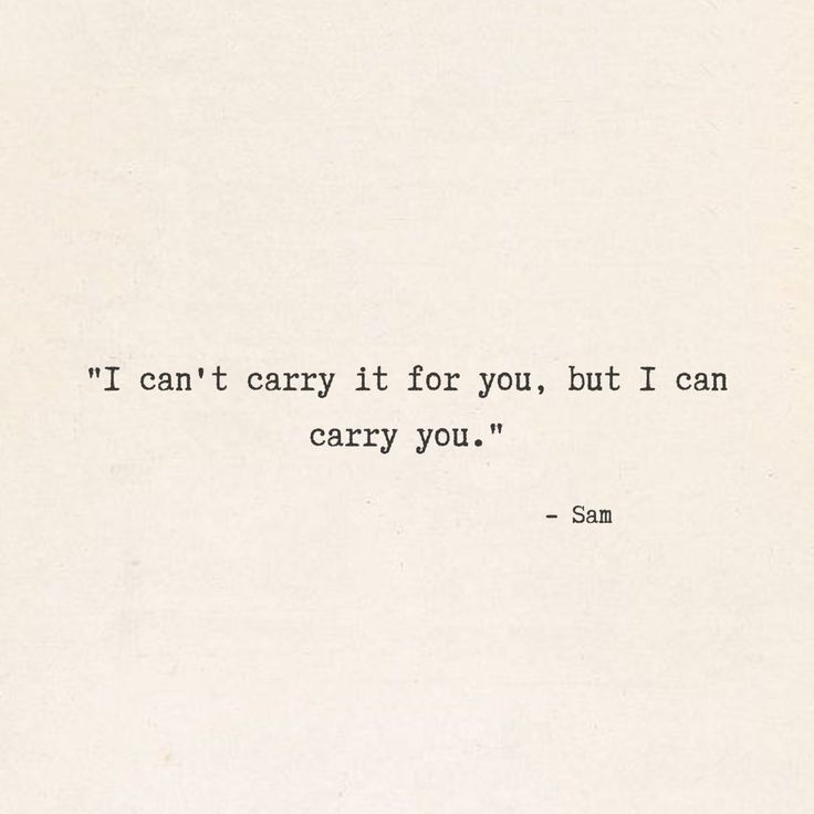 an old typewriter with the words i can't carry it for you, but i can carry you