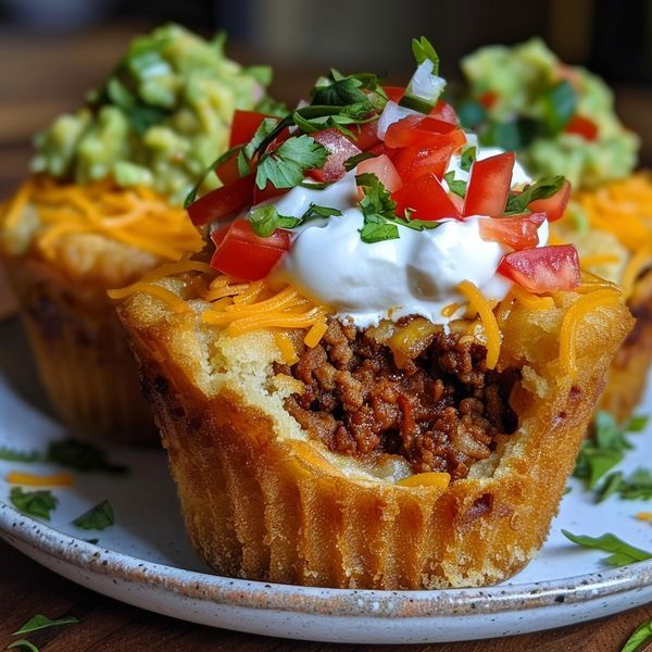 some taco cups are sitting on a plate