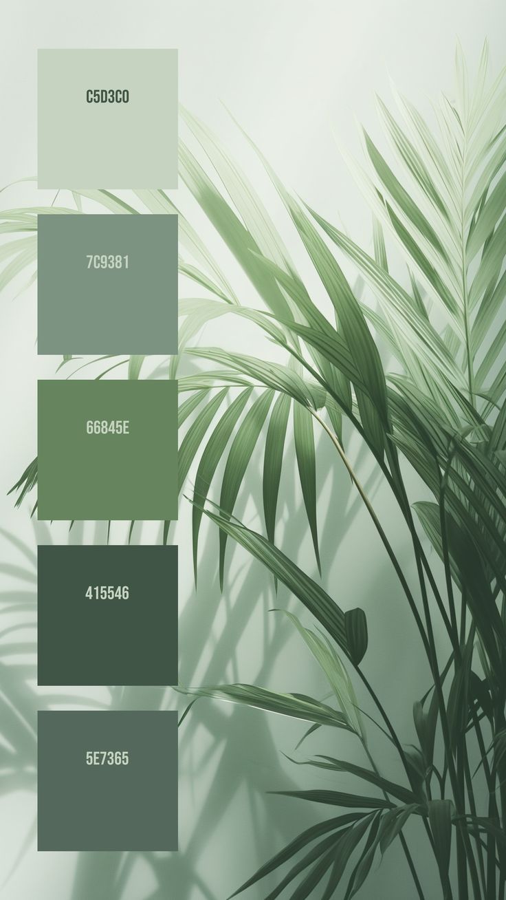 Colors:
C5D3C0 ° 7C9381 ° 66845E ° 415546 ° 5E7365 Beach Color Palettes, Website Color Palette, Color Design Inspiration, Green Palette, Nature Color Palette, Green Colour Palette, Beach Color, Color Palate, Color Palette Design