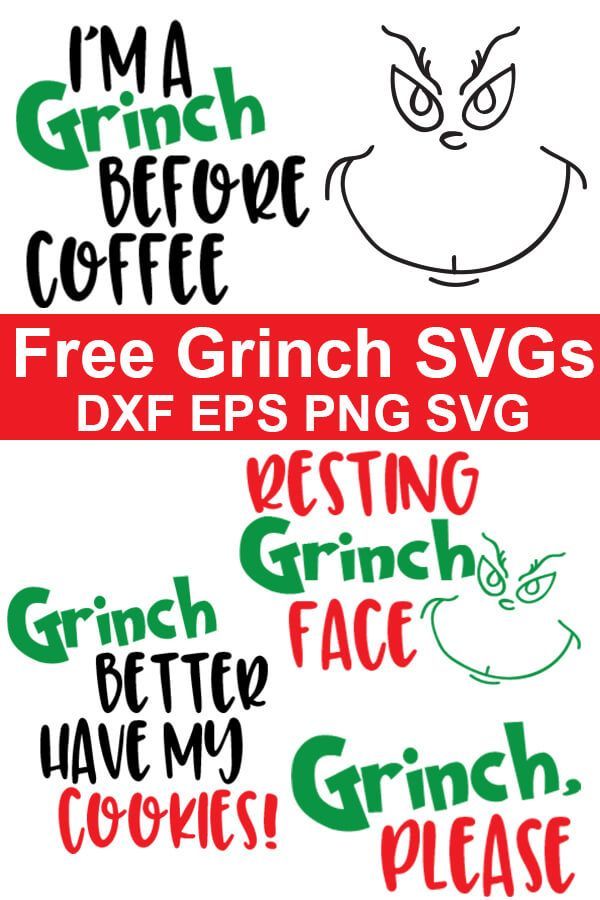 Free Grinch Face SVG For Cricut