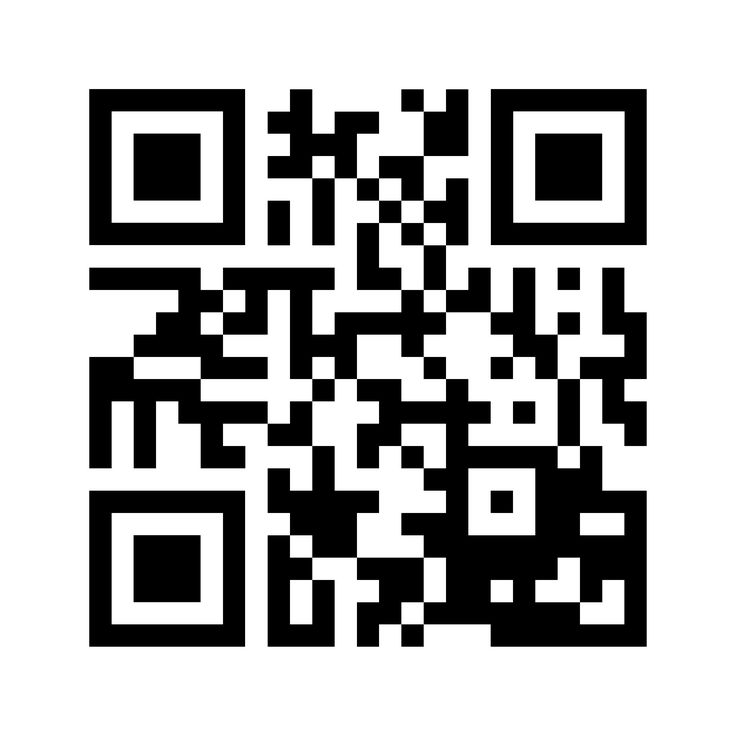 a black and white image of a qr code